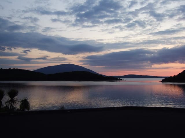 Lough Conn Sunset view